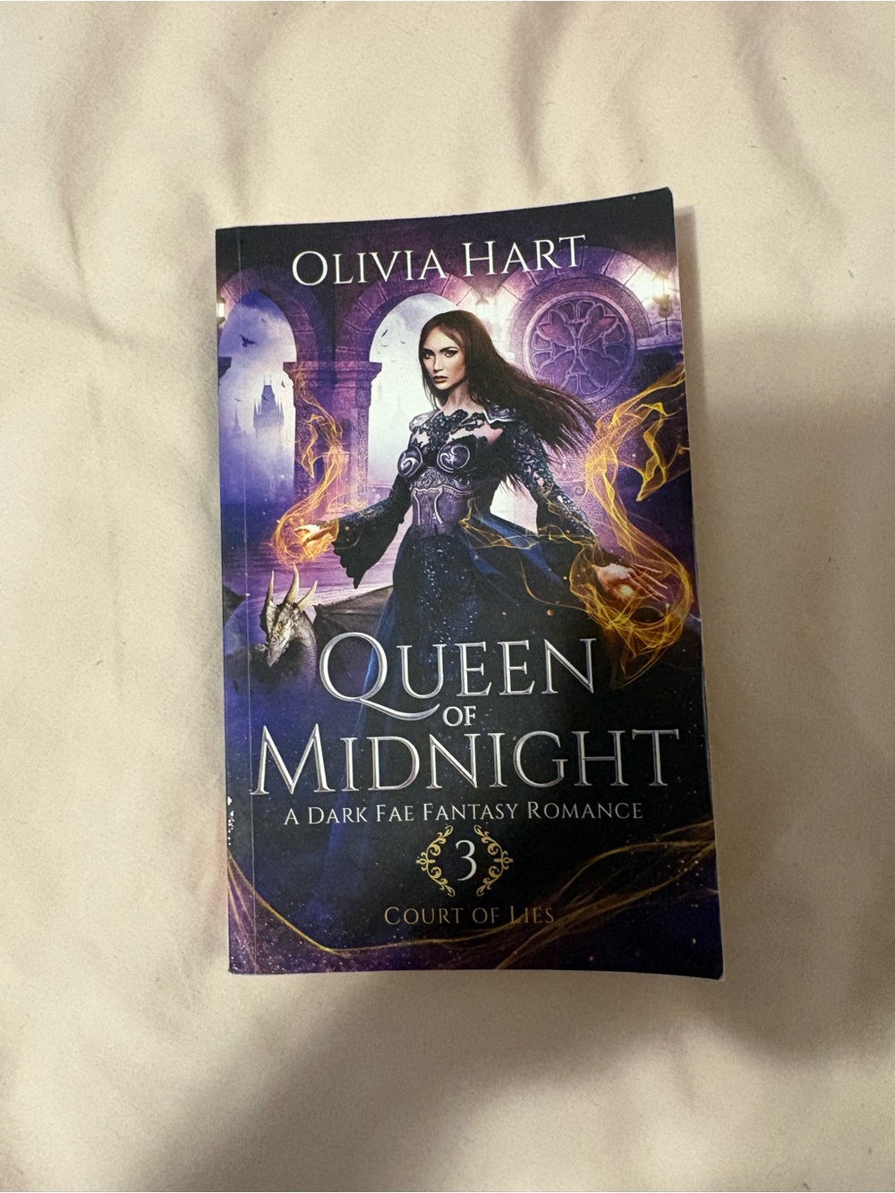 Barnes & Noble - Purple and Black "Queen of Midnight" Fantasy Paperback
